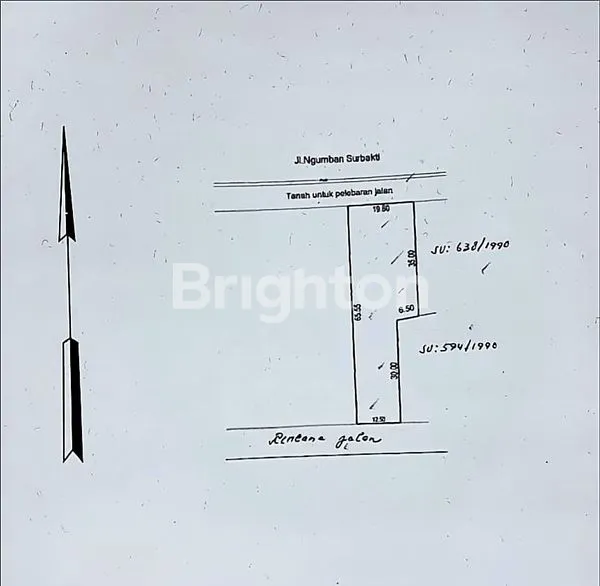 image TANAH LUAS 1.080 M2 SERTIFIKAT SHM PINGGIR JALAN UTAMA JALAN NGUMBAN SURBAKTI (6)