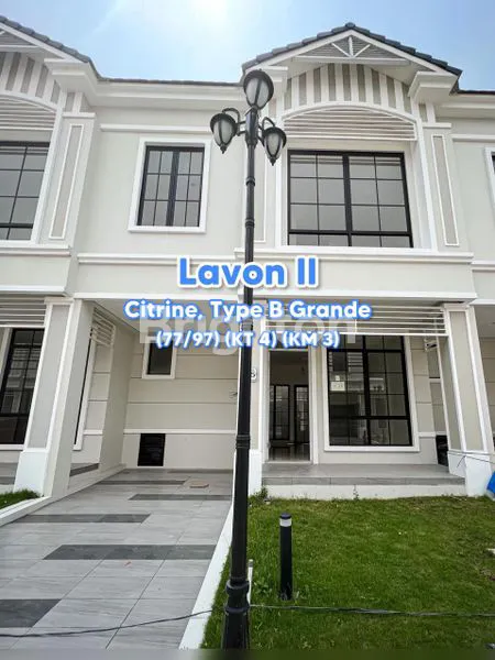 image DISEWAKAN RUMAH CLUSTER CITRINE LAVON 2  (1)