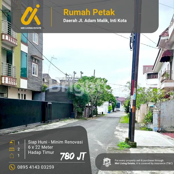 image DIJUAL RUMAH PETAK LEBAR 6 METER - DAERAH JALAN ADAM MALIK LOKASI STRATEGIS  (1)