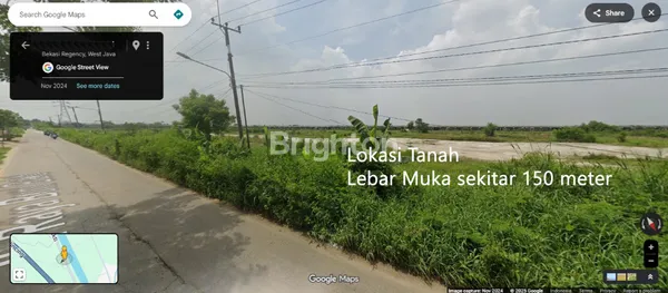 image TANAH DI DAERAH MUARABAKTI, BABELAN, KAB. BEKASI, COCOK UNTUK PABRIK DAN INDUSTRI, 2 HEKTAR, SHM (2)