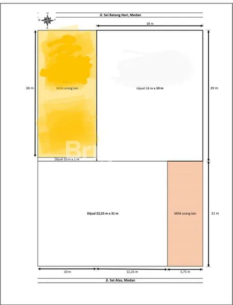 image TANAH STRATEGIS 1401M² DEKAT RS & UNIVERSITAS BAGUS BUAT BISNIS/TEMPAT TINGGAL DI MEDAN (4)