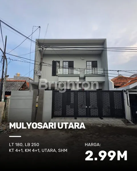 image RUMAH MULYOSARI NEW MINIMALIS GRANIT 80X80 HADAP UTARA (1)