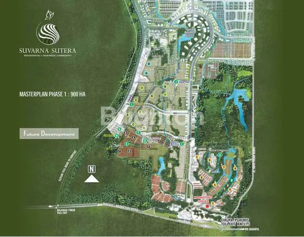 image (2) KAVLING PREMIUM 300M² DI SUVARNA SUTERA, SIAP BANGUN! (2)