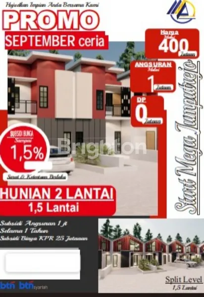 image RUMAH BARU DEKAT KOTA SIDOARJO UTJ 1JT LANGSUNG PROSES KPR (1)