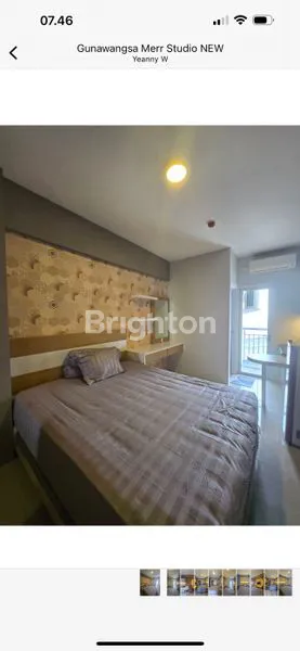 image STUDIO MEWAH FULLY FURNISHED DI GUNAWANGSA MERR TOWER A (1)