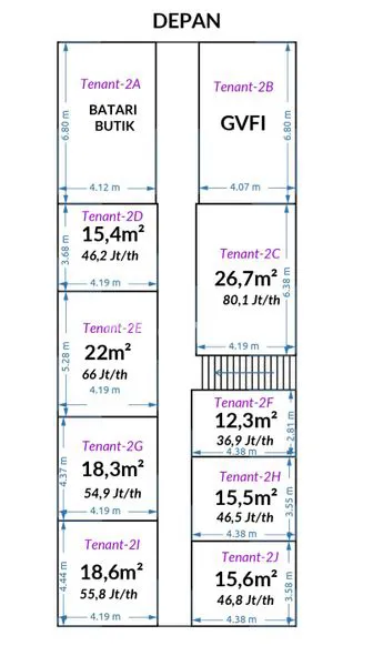 image DISEWAKAN RUANG USAHA STRATEGIS DEKAT MALL BIP DAN BEC START FROM 37 JT/THN (6)