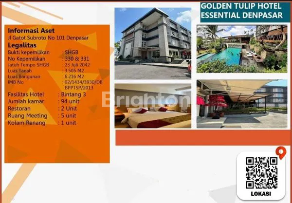 image DI JUAL HOTEL GOLDEN TULIP GATSU 75M (4)