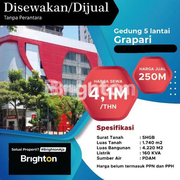 image GEDUNG JALAN PEMUDA SIAP PAKAI DI PUSAT KOTA SURABAYA (1)