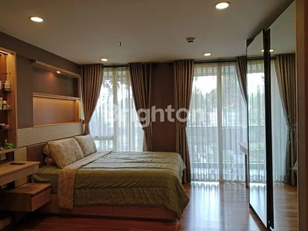 LANDMARK RESIDENCE 1BR MEWAH FULLY FURNISHED, VIEW GARDEN DAN KOLAM RENANG