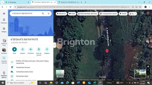 image TANAH MURAH DIJUAL DI CIBUBUR GOLF STRATEGIS DEKAT PINTU UTAMA CLUSTER (2)