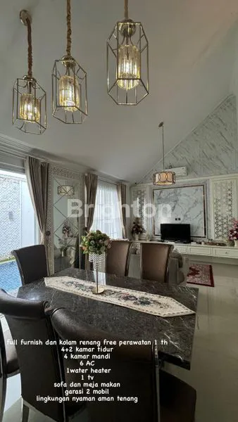 image RUMAH MEWAH 2 LANTAI FULL FURNISHED + KOLAM RENANG DI CITRALAND (2)