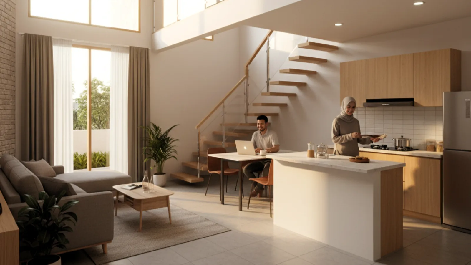 model rumah 2 lantai sederhana desain biaya 2 keunggulan memilih