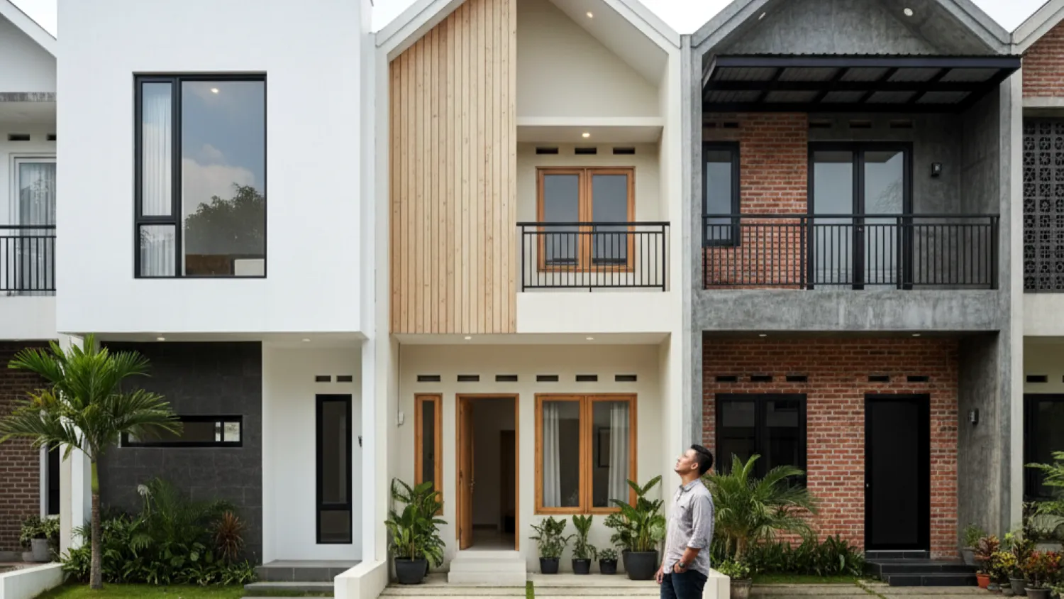 model rumah 2 lantai sederhana desain biaya 3 inspirasi desain