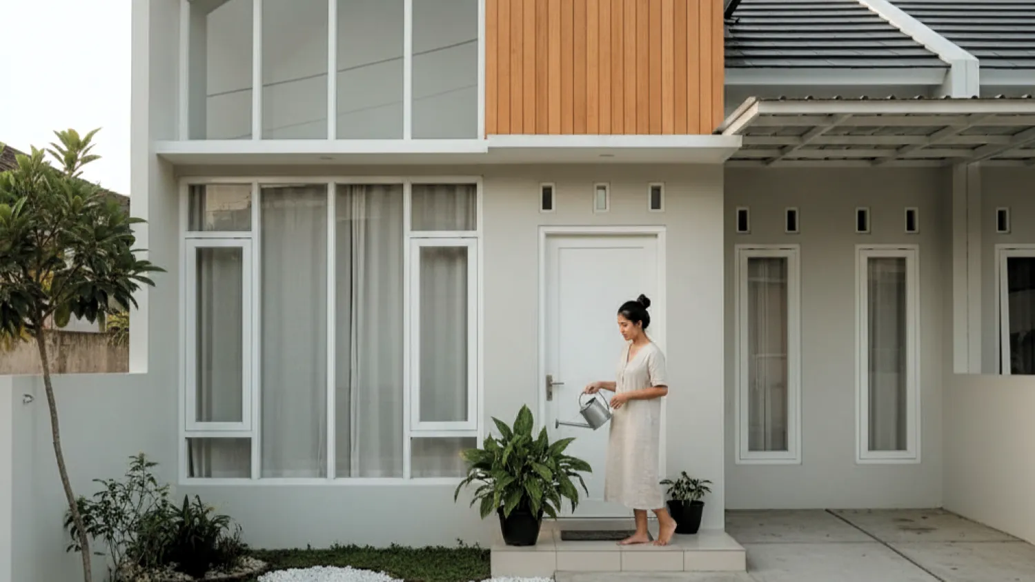 model rumah 2 lantai sederhana desain biaya 6 desain skandinavia