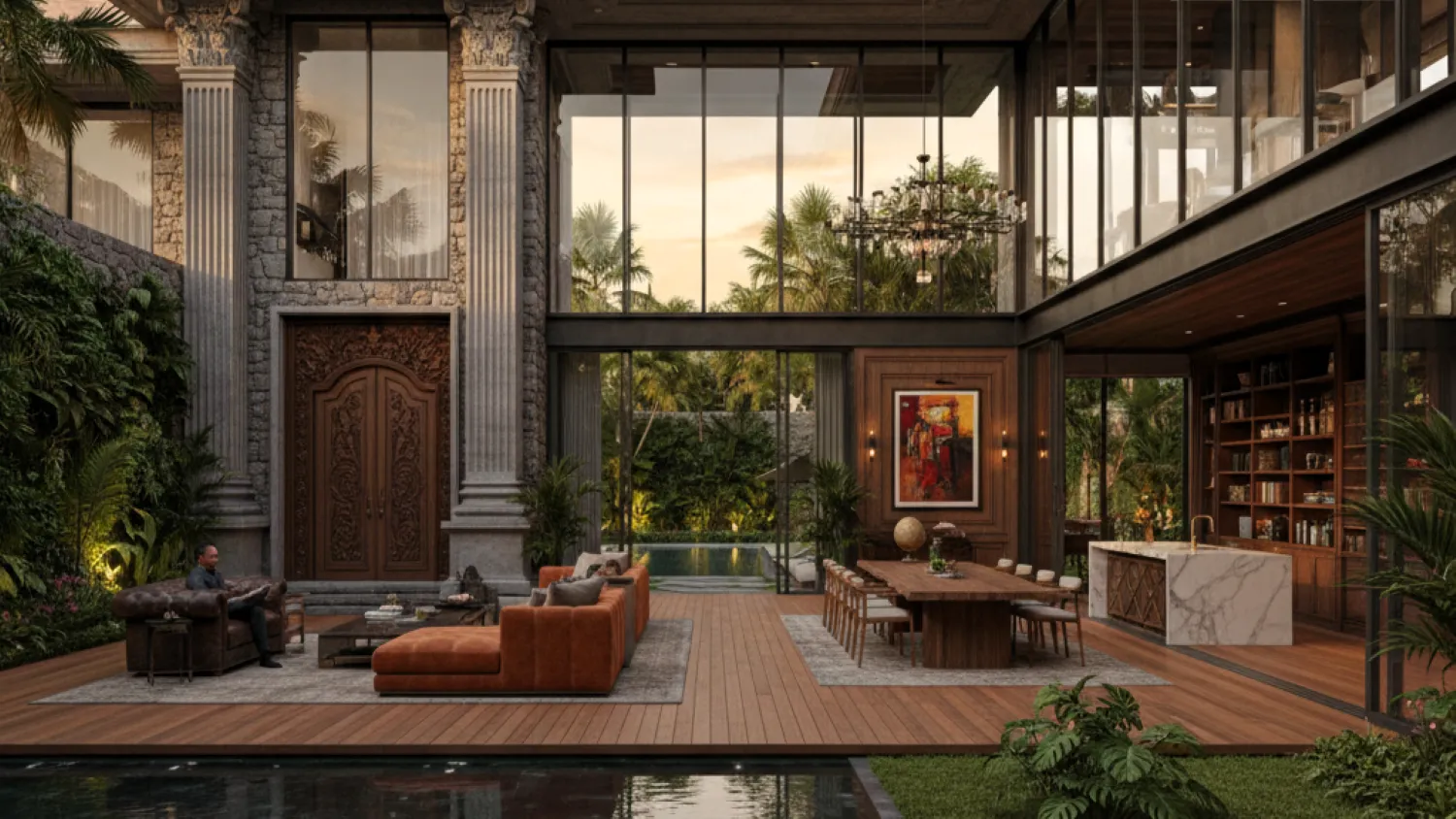 rumah macan desain shio 6 fasad megah2