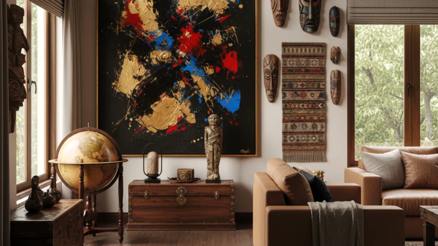 rumah macan desain shio 13 dekorasi unsur seni2