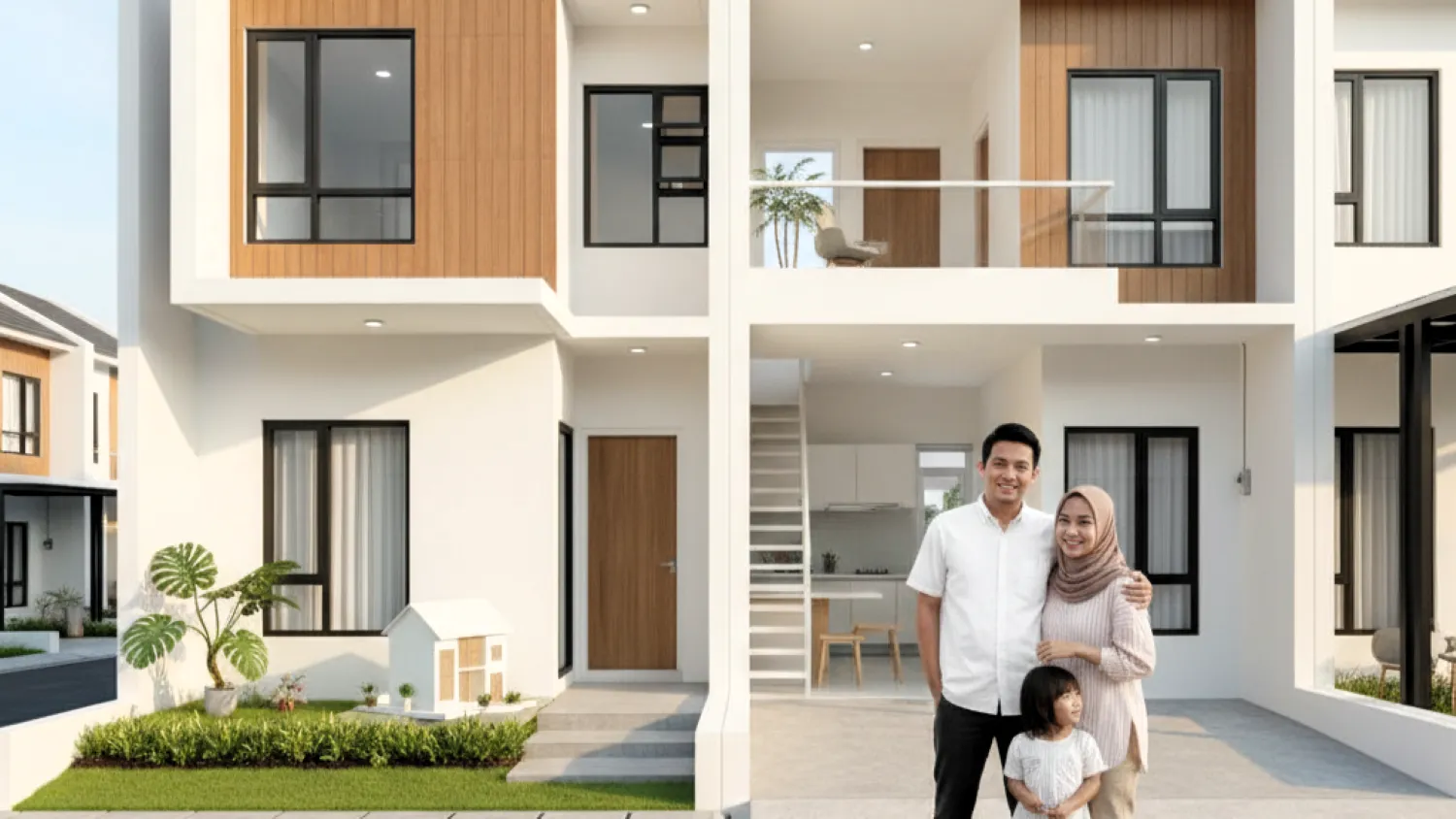 contoh rumah type 21 2 lantai 13 potensi investasi