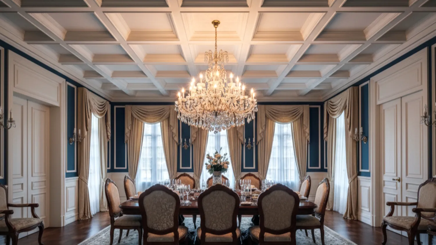 inspirasi model plafon terbaik 11 model coffered ceiling