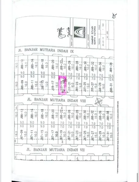 KAVLING PREMIUM 280M² NORTH VICTORIA GRAND PAKUWON, BISA BELI SEBAGIAN