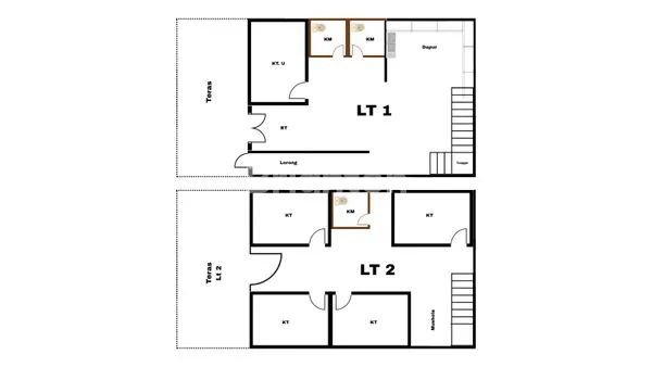 image RUMAH 2 LANTAI ASRI DI PINRANG, LINGKUNGAN NYAMAN (3)