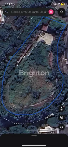 DI SEWAKAN TANAH MURAH DI LEBAK BULUS! COCOK UNTUK LAPANGAN PADEL KARENA DI JALAN RAYA! \N\N