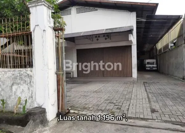 GUDANG KOMERSIAL 1196M² DI KOTAGEDE, BEBAS BANJIR, SHM LENGKAP