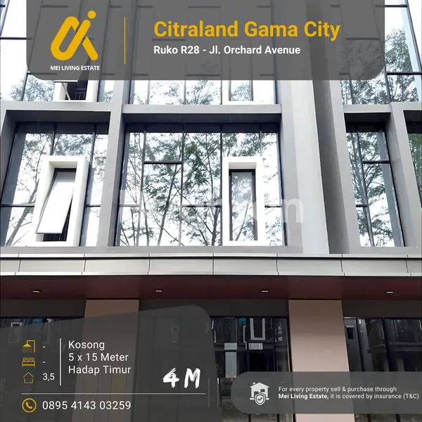 image DIJUAL RUKO CITRALAND GAMACITY RUKO R 28 JL. ORCHARD AVENUE LEBAR 5 METER (1)