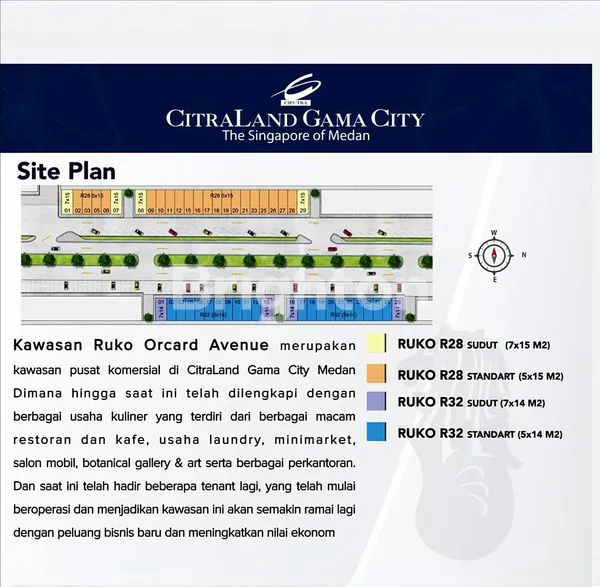 image DIJUAL RUKO CITRALAND GAMACITY RUKO R 28 JL. ORCHARD AVENUE LEBAR 5 METER (8)