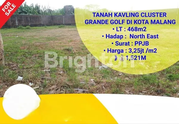 image TANAH KAVLING CLUSTER GRANDE GOLF DI KOTA MALANG (1)