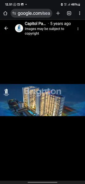 image APARTEMEN STRATEGIS CAPITOL PARK SALEMBA HARGA TERJANGKAU (1)