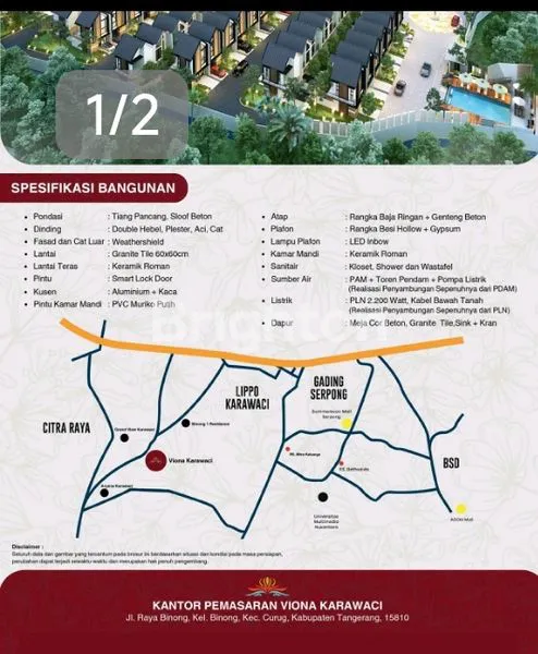 image DIJUAL RUMAH MEWAH HARGA MURAH VIONA KARAWACI (3)