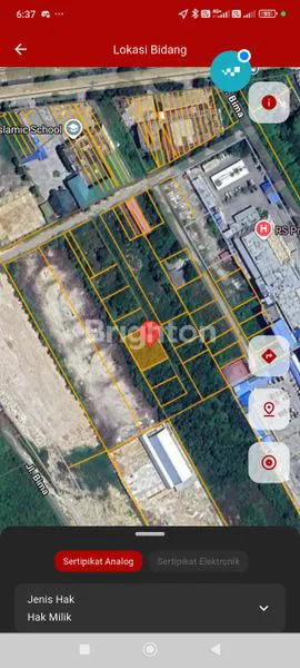 INVESTASI EMAS! TANAH 750M² SHM LOKASI STRATEGIS BELAKANG RS PRIMA