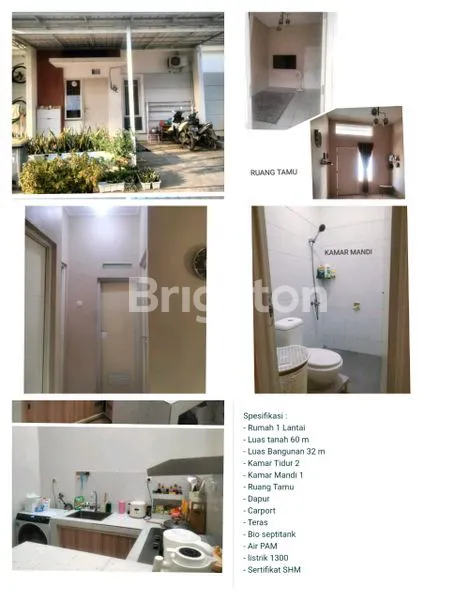 image RUMAH SIAP HUNI DI CLUSTER ASTAMA TERA DAMAI BEKASI – 2KT, SHM, HARGA TERJANGKAU! (3)