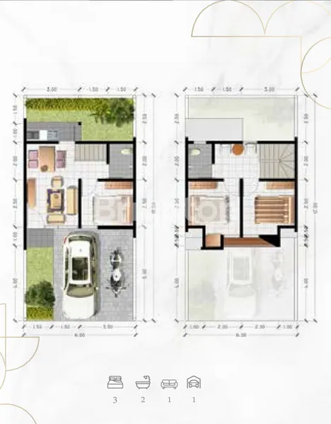 image RUMAH 2 LANTAI SPLIT LEVEL  NEW TYPE PERUMAHAN CLUSTER DE CASABLANCA MALANG TURUN TOLL SAWOJAJAR LANGSUNG SAMPAI DEKAT BANGET (4)