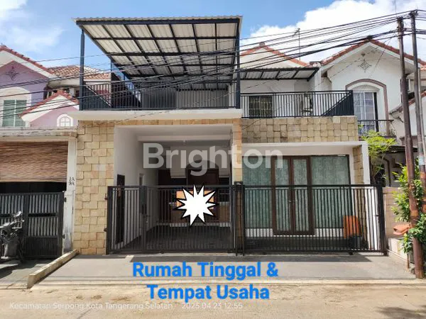 image RUMAH BISA UNTUK TINGGAL DAN USAHA 2 LANTAI DI SEKTOR XIV NUSA LOKA BSD (1)
