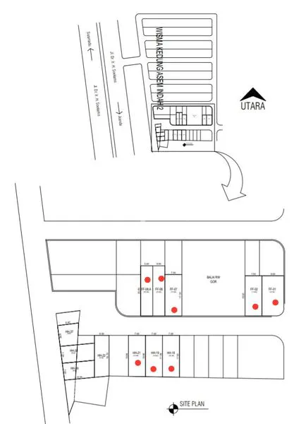 image KAVLING SIAP BANGUN ADA 8 UNIT JEJER, LOKASI DI WISMA KEDUNG ASEM DEKAT RAYA MERR, BANYAK UKURAN MULAI 107-150 M², HADAP UTARA & SELATAN  (2)