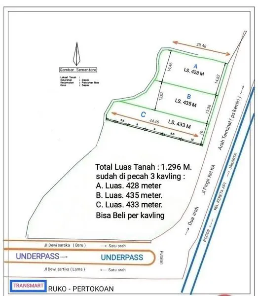 image TANAH JUAL PANCORAN MAS PINGGIR JLN  (7)