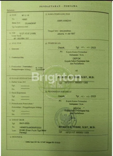 image TANAH DIJUAL  DIDALAM PERUMAHAN LAGUNA TAPOS (4)