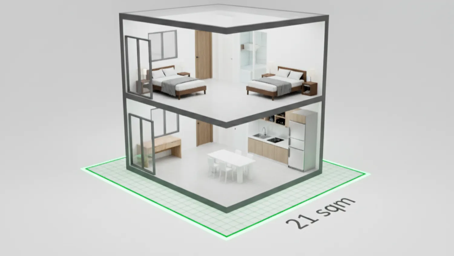 panduan rumah minimalis type 21 dua lantai 2 membedah konsep
