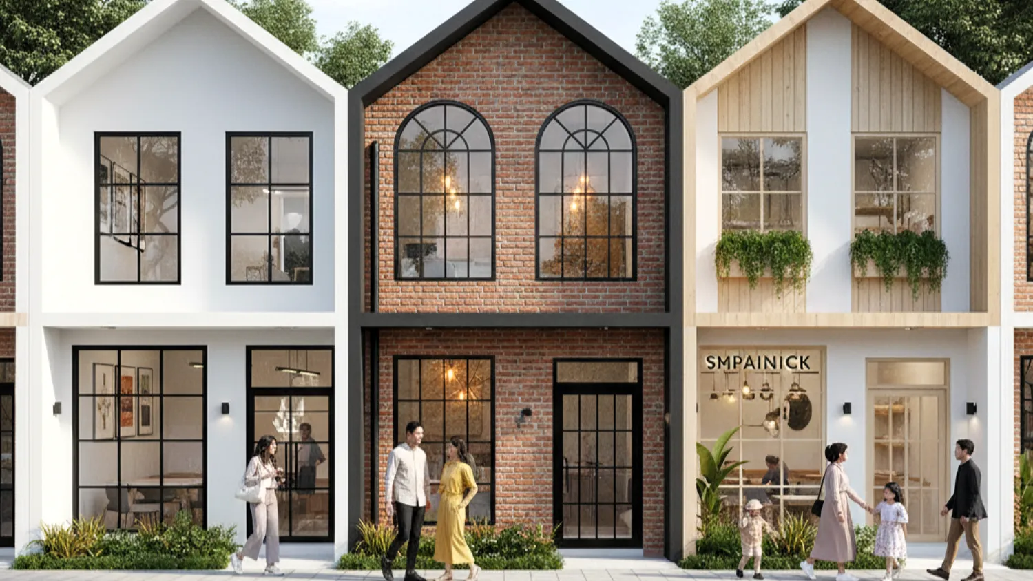 panduan desain bangunan ruko 1 lantai 7 inspirasi desain