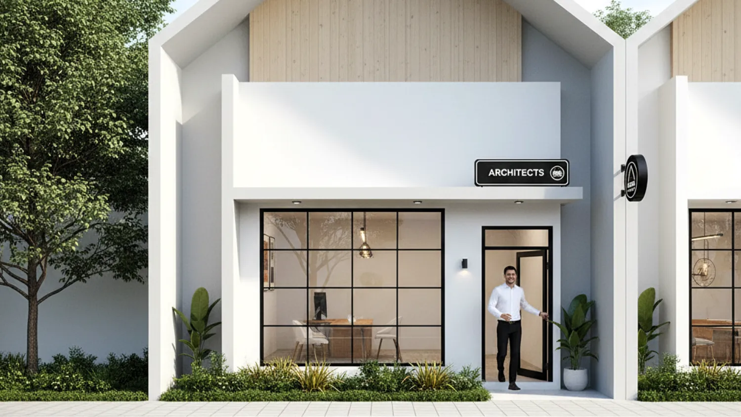 panduan desain bangunan ruko 1 lantai 8 desain minimalis