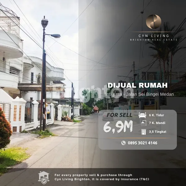 image DIJUAL RUMAH INTI KOTA - SEI BINGEI MEDAN (1)