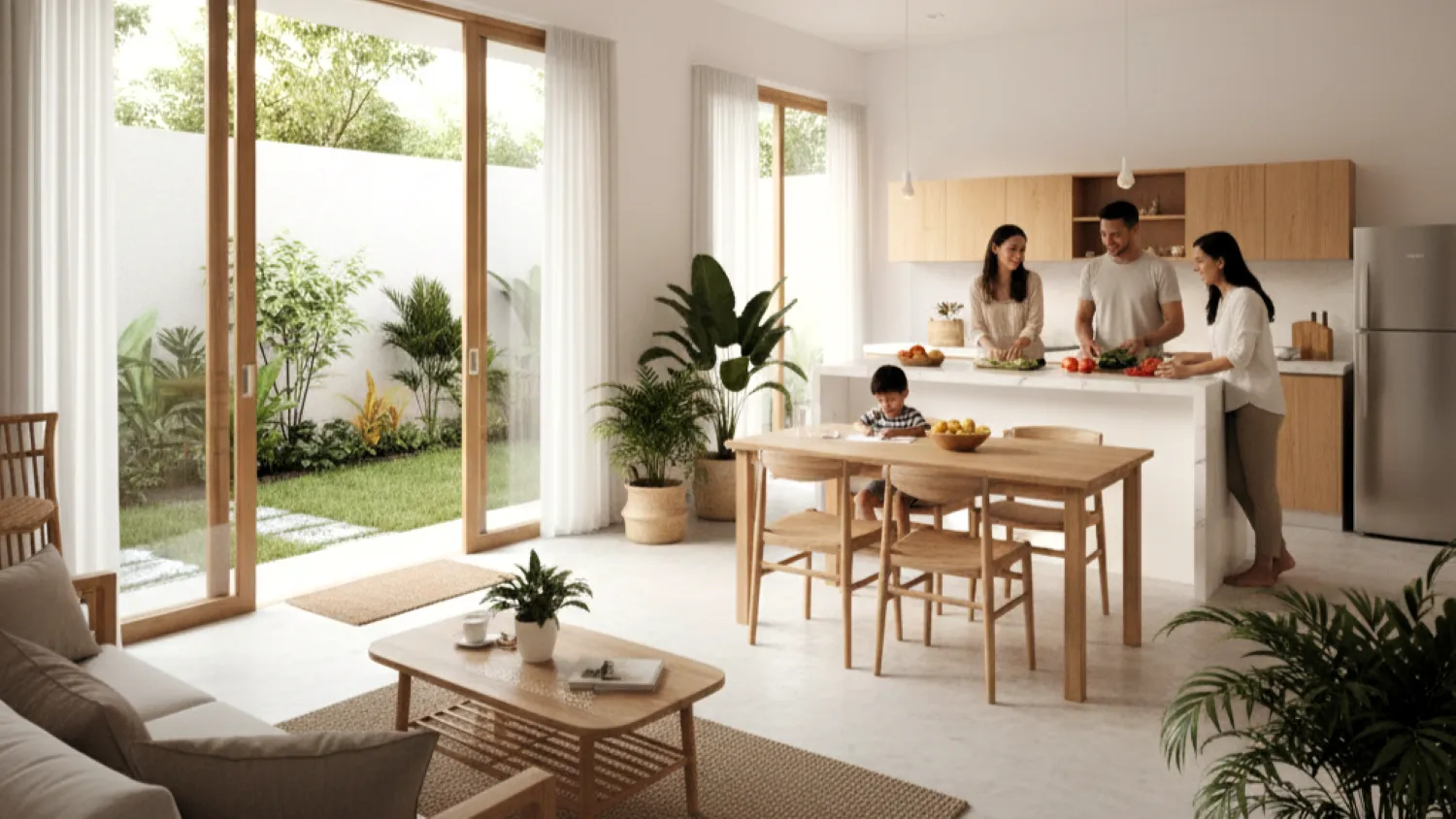 panduan lengkap rumah asri sederhana 10 tata ruang terbuka