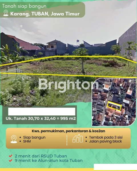image TANAH SIAP BANGUN STRATEGIS, BUKIT KARANG, KOTA TUBAN, JATIM  (1)