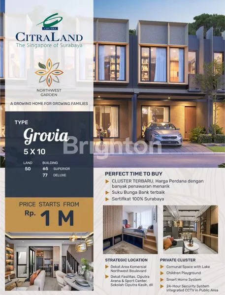 image RUMAH 2 LANTAI BARU DI NORTHWEST CITRALAND, SHM, BONUS MELIMPAH (2)