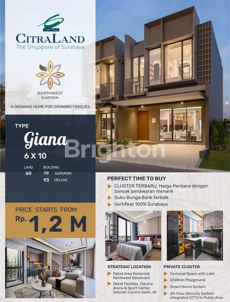 image RUMAH 2 LANTAI BARU DI NORTHWEST CITRALAND, SHM, BONUS MELIMPAH (3)