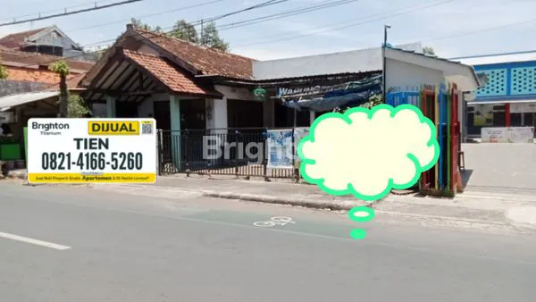 image BELI TANAH BONUS RUMAH JALAN UTAMA LIRBOYO KEDIRI (1)