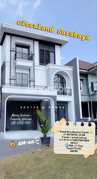 image [A5128] CITRALAND RUMAH BARU AMERICAN MINIMALIS MODERN SURABAYA BARAT DEKAT ROYAL PARK, TELAGA GOLF, VILLA TAMAN TELAGA, PURI WIDYA KENCANA, NEWTON HILL (3)