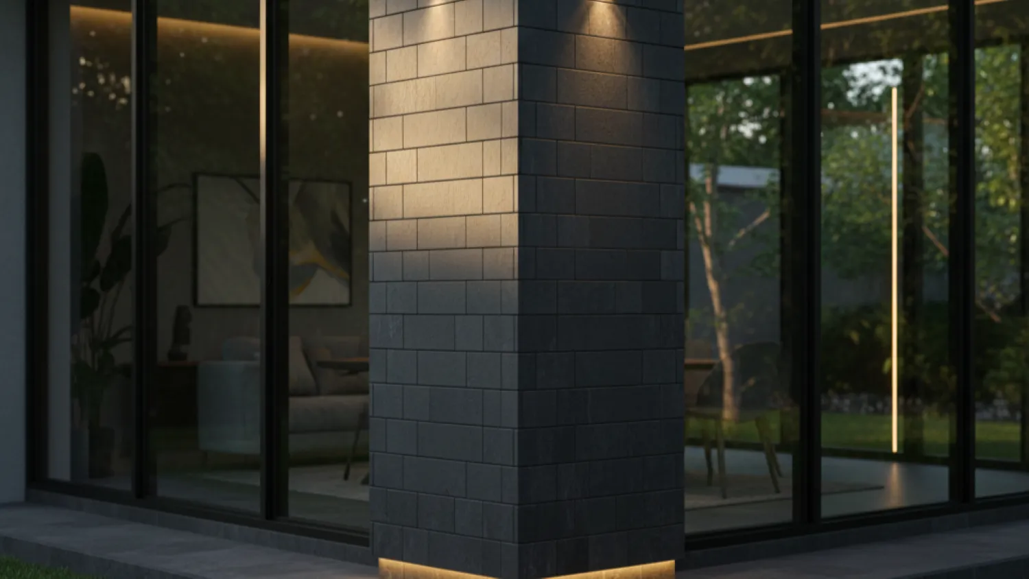 batu alam minimalis desain rumah 4 batu andesit