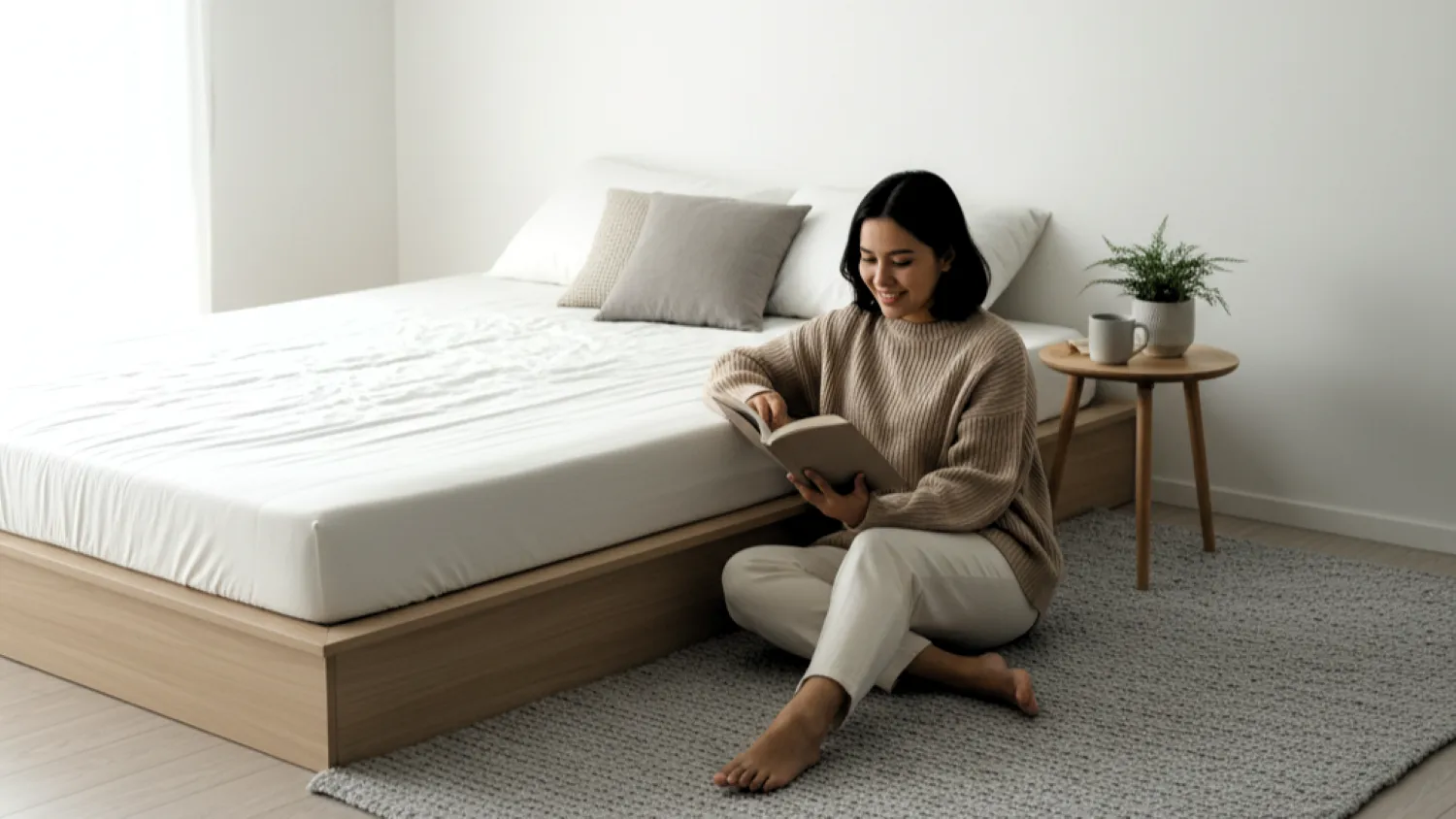 model kamar kasur lantai desain minimalis 4 panduan dekorasi5